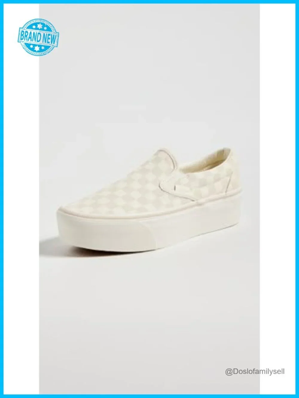 Classic Slip-On Stackform Sneakers Platform Canvas Casual